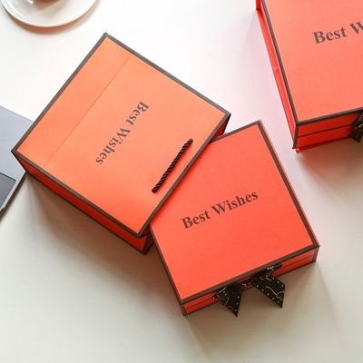Fermo magnetico pre avvolto di Flip Top Gift Boxes With del cartone