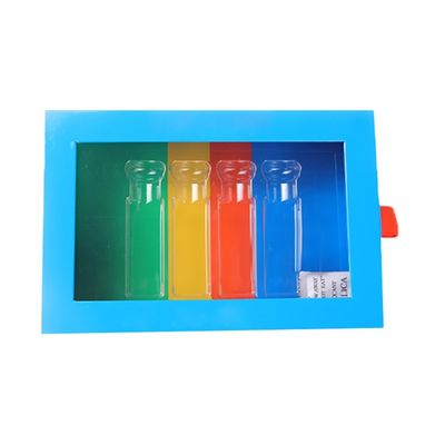 Contenitore di regalo fatto a mano di fragranza di colore di CMYK con la chiara finestra dell'ANIMALE DOMESTICO di 4 cavità