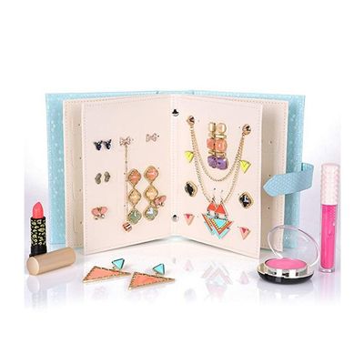 cassa portatile dei gioielli di viaggio di 19*14*4.5cm