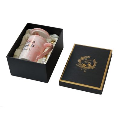 Logo Set Up Gift Box di timbratura di carta rigido per la serie della tazza da caffè