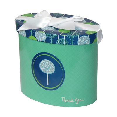 Contenitore di imballaggio di corrispondenza del regalo di ellisse del cartone per il giorno di ringraziamento
