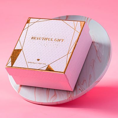 Delicated Art Paper Rigid Gift Box con il coperchio per il cosmetico fatto a mano del sapone