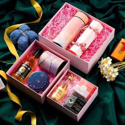 Delicated Art Paper Rigid Gift Box con il coperchio per il cosmetico fatto a mano del sapone