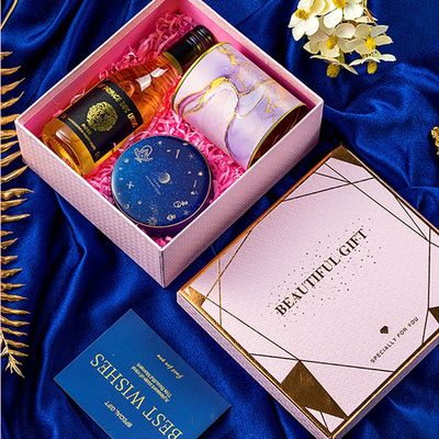 Delicated Art Paper Rigid Gift Box con il coperchio per il cosmetico fatto a mano del sapone
