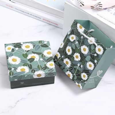 Coperchio rigido su ordinazione decorativo e contenitori di regalo bassi del cartone per il pacchetto dello spuntino