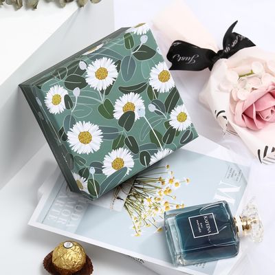 Coperchio rigido su ordinazione decorativo e contenitori di regalo bassi del cartone per il pacchetto dello spuntino