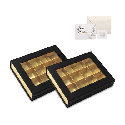 I contenitori di regalo della presentazione del cioccolato del cartone di rettangolo immaginano su misura