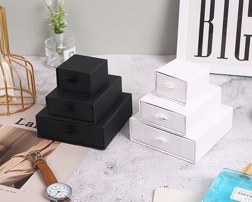 Scatola regalo per gioielli piccola stile cassetto personalizzata per fermagli per capelli anello collana
