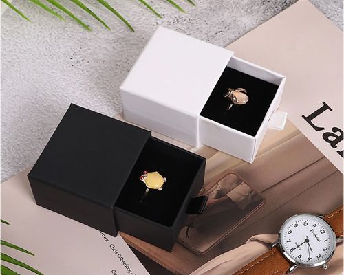 Scatola regalo per gioielli piccola stile cassetto personalizzata per fermagli per capelli anello collana