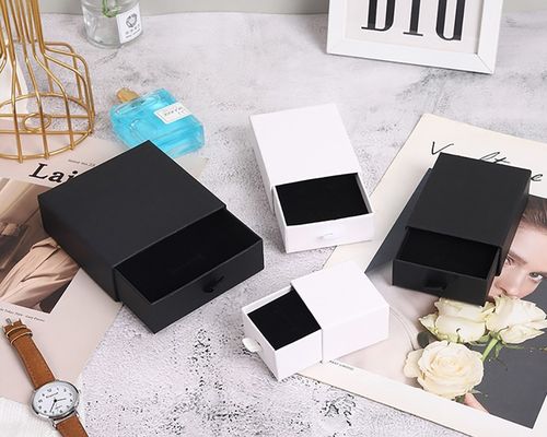 Scatola regalo per gioielli piccola stile cassetto personalizzata per fermagli per capelli anello collana