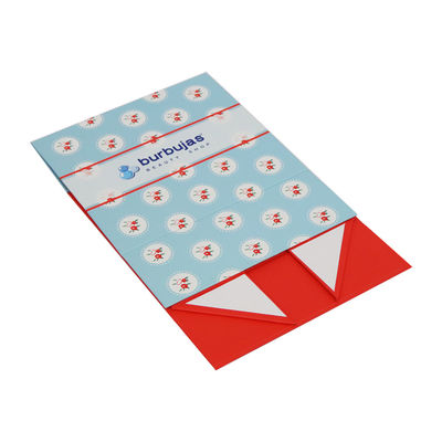 Contenitore di regalo di carta rigido pieghevole ricoprente UV del punto, Flip Top Magnetic Box per abbigliamento