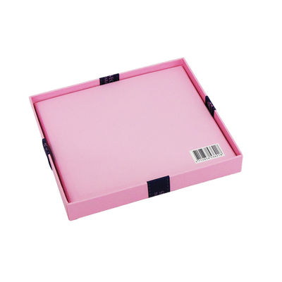 Contenitore di regalo di ISO9001 Matte Lamination Pink Flat Packed con l'ornamento 20*18*7.7cm dell'arco