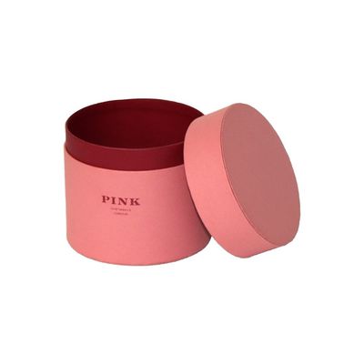Contenitore di carta riutilizzabile del cilindro di rosa del diametro di 10cm per l'imballaggio della camicia