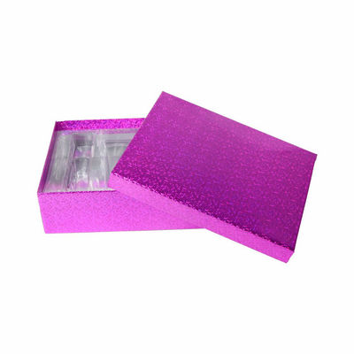 Contenitori di regalo cosmetici di colore di CMYK, scatola di carta olografica con l'ANIMALE DOMESTICO Tray And Lid