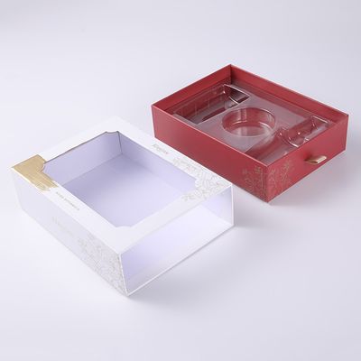 Tipo colore cosmetico del cassetto di cura di pelle di PMS dei contenitori di regalo con l'estrattore del raso