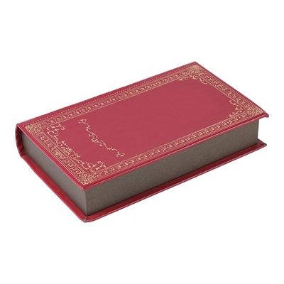 Contenitori di regalo rossi del profumo di forma del libro 21*13*4cm con il coperchio e EVA Insert magnetici
