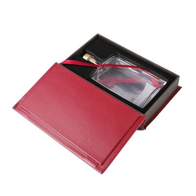 Contenitori di regalo rossi del profumo di forma del libro 21*13*4cm con il coperchio e EVA Insert magnetici