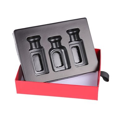 scatola di 20*15*5cm Matt Lamination Slide Out Gift, contenitore di carta cerata essenziale rosso