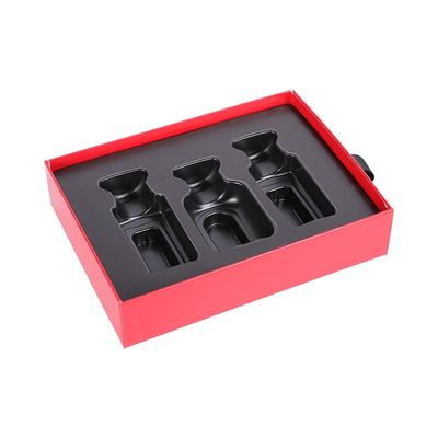 scatola di 20*15*5cm Matt Lamination Slide Out Gift, contenitore di carta cerata essenziale rosso