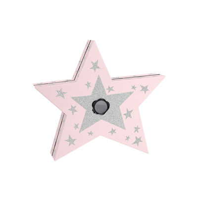 Contenitori di regalo stellati decorativi del profumo di forma con il coperchio staccabile