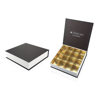 Contenitori d'imballaggio di regalo del cioccolato di colore di PMS di approvazione ISO9001 con le griglie