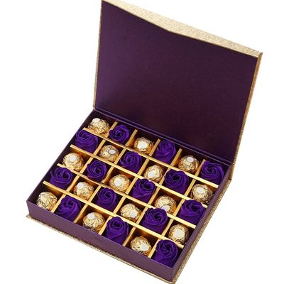 La forma del libro ha celato i contenitori vuoti magnetici di cioccolato con i divisori 23.2x19x4.6cm