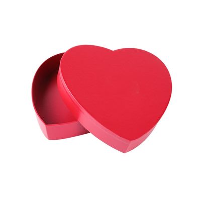 I contenitori d'imballaggio di regalo del cioccolato di CMYK 19*19*3.8cm, cuore vuoto hanno modellato i contenitori di cioccolato