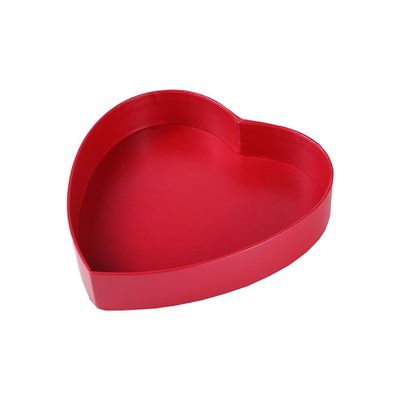 I contenitori d'imballaggio di regalo del cioccolato di CMYK 19*19*3.8cm, cuore vuoto hanno modellato i contenitori di cioccolato