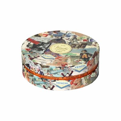 Contenitori d'imballaggio di regalo del cioccolato del diametro 14cm di colore di Pantone da tasca