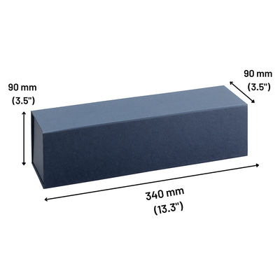 Tipo di volta magnetico blu di Snapshut Champagne Bottle Box 33*9*9cm