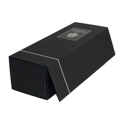 Matt Black Wine Gift Packaging pieghevole inscatola il tipo pieghevole