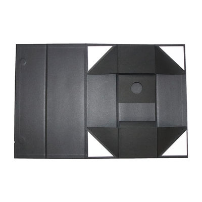 Matt Black Wine Gift Packaging pieghevole inscatola il tipo pieghevole