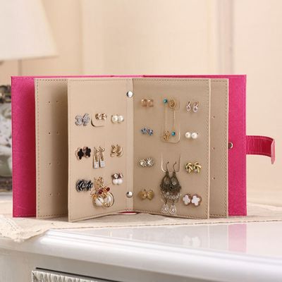 cassa portatile dei gioielli di viaggio di 19*14*4.5cm