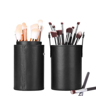 Rotolo multiuso Matte Black Large Capacity della spazzola di trucco di uso a 3*3*9 pollici