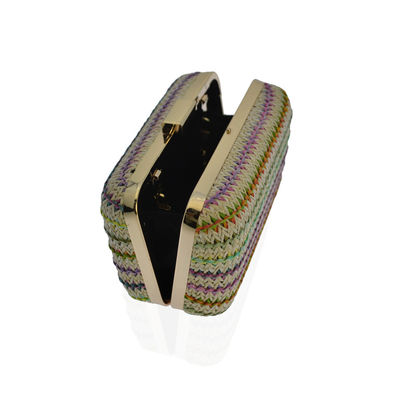 Variopinto inter- della borsa di frizione di sera del corpo di stile di Boho tessuto per le signore