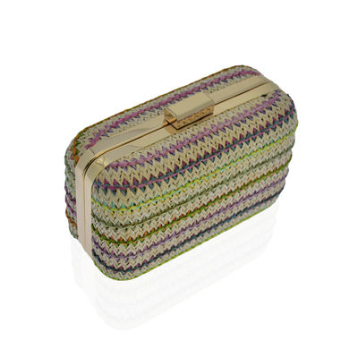 Variopinto inter- della borsa di frizione di sera del corpo di stile di Boho tessuto per le signore