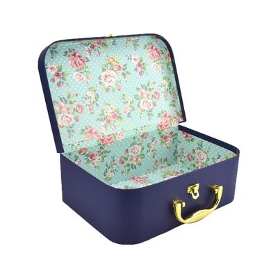 Le valigie del cartone di stoccaggio inscatolano piccolo Toy Organizer With Hinged Lids